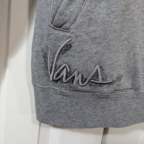 Vans of the Wall Women's High Cowl Neck Grey Sweater - 1/4 zip - Size XS - Picture 10 of 12